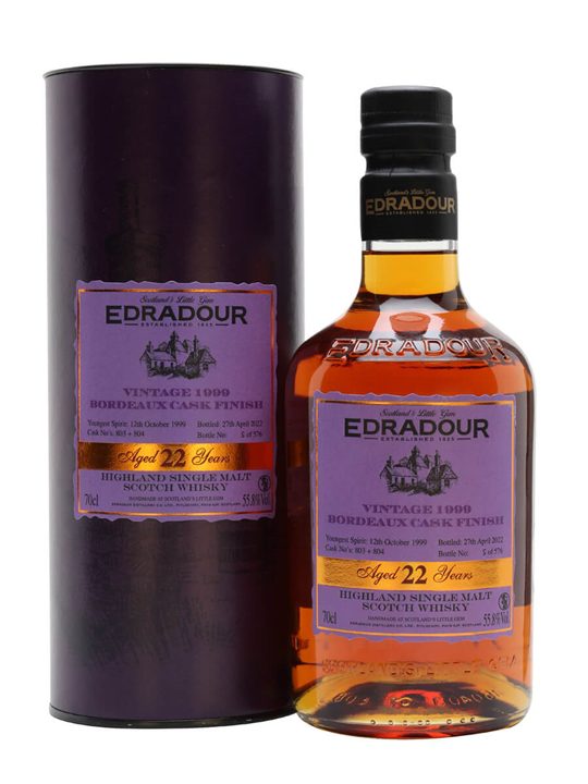 Edradour 1999 / 22 Year Old / Bordeaux Finish Highland Whisky