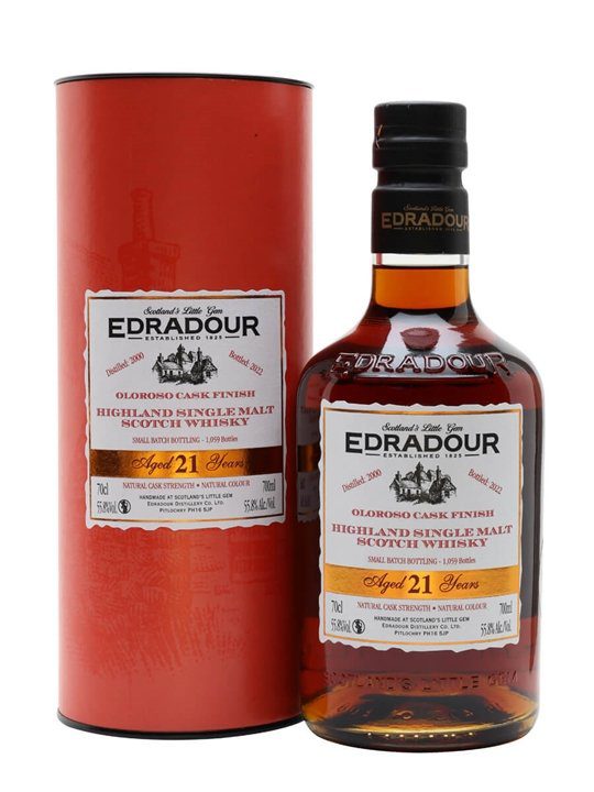 Edradour 2000 / 21 Year Old / Oloroso Finish Highland Whisky