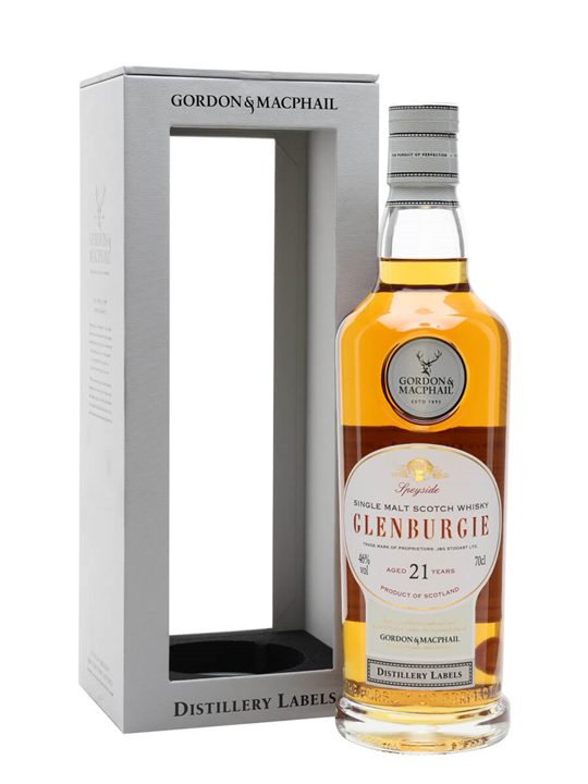 Glenburgie 21 Year Old / Bot.2021 / G&M Distillery Labels Speyside Whisky