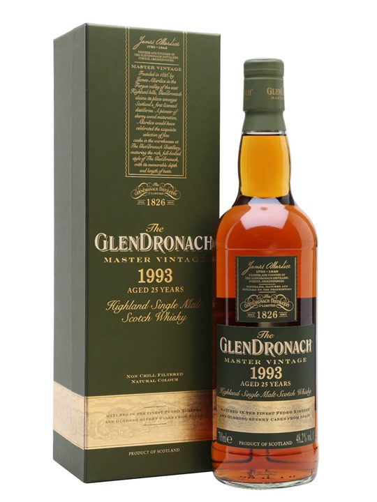 Glendronach 1993 / 25 Year Old / Master Vintage Highland Whisky