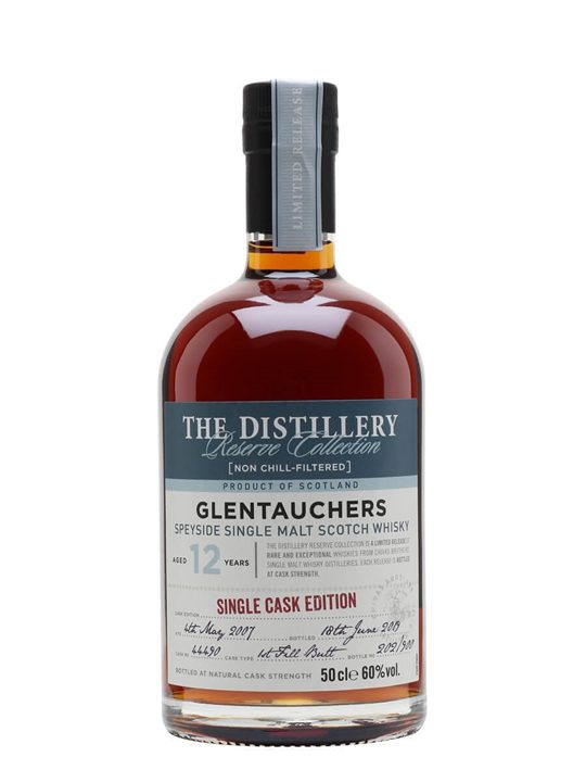 Glentauchers 2007 / 12 Year Old / Sherry Cask / Distillery Reserve Collection Speyside Whisky
