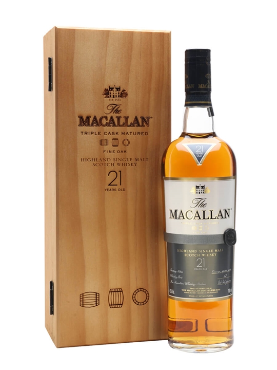 Macallan 21 Year Old / Fine Oak Speyside Single Malt Scotch Whisky