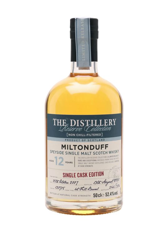 Miltonduff 2007 / 12 Year Old / Distillery Reserve Collection Speyside Whisky