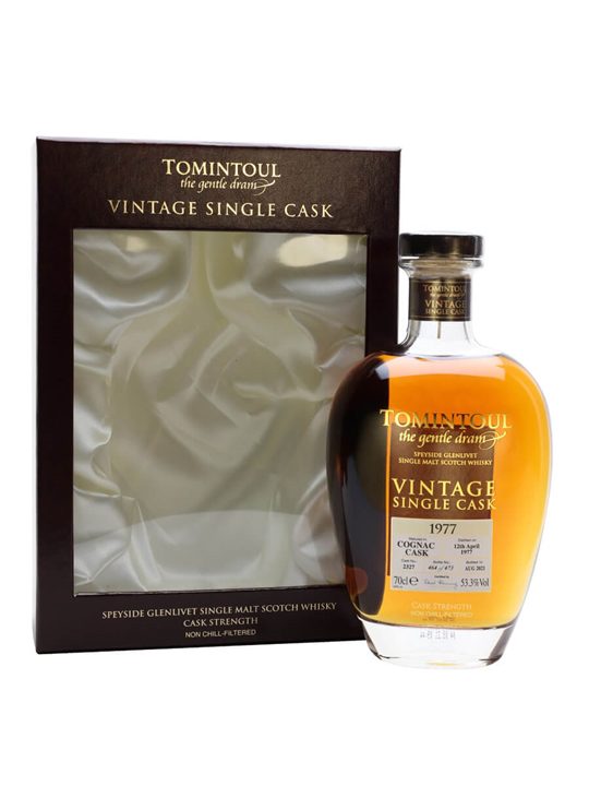 Tomintoul 1977 / 44 Year Old / Cognac Cask Speyside Whisky