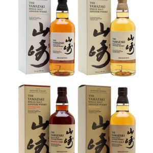Yamazaki Tsukuriwake Cask Collection 2022 / Set of 4 Bottles Japanese Whisky
