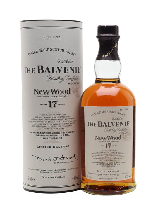 Balvenie 17 Year Old / New Wood Speyside Single Malt Scotch Whisky
