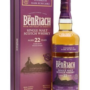 Benriach 22 Year Old Dark Rum Speyside Single Malt Scotch Whisky