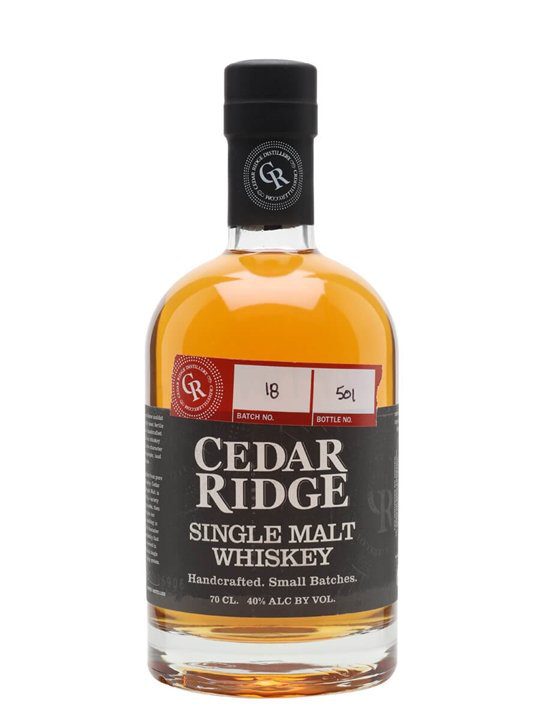 Cedar Ridge Single Malt American Single Malt Whiskey