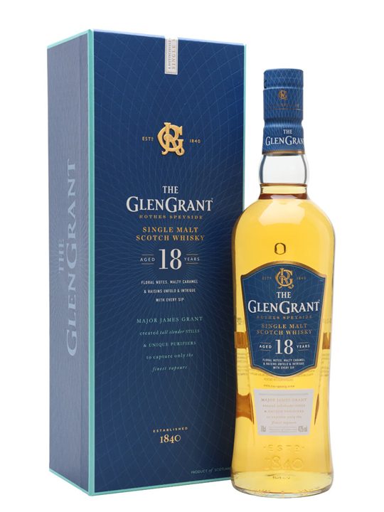 Glen Grant 18 Year Old Speyside Single Malt Scotch Whisky