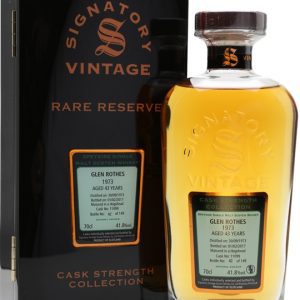 Glenrothes 1973 / 43 Year Old / Rare Reserve / Signatory Speyside Whisky