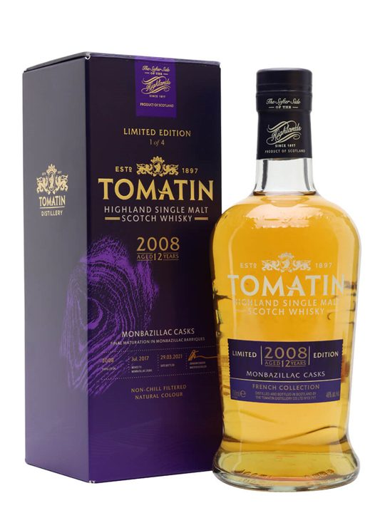 Tomatin 2008 / 12 Year Old / Monbazillac Cask Highland Whisky