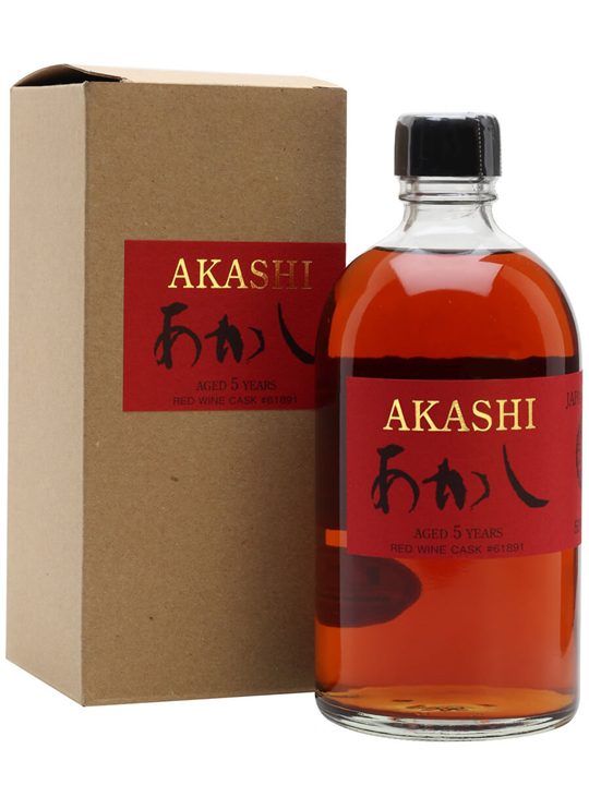 Akashi 5 Year Old / Red Wine Cask Japanese Single Malt Whisky