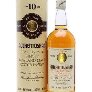 Auchentoshan 10 Year Old / Bot.1980s Lowland Single Malt Scotch Whisky
