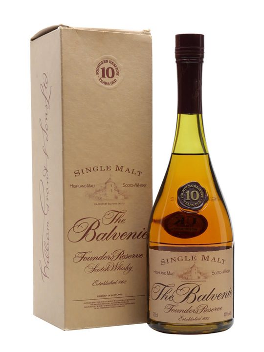 Balvenie 10 Year Old / Founder's Reserve / Bot.1990s Speyside Whisky