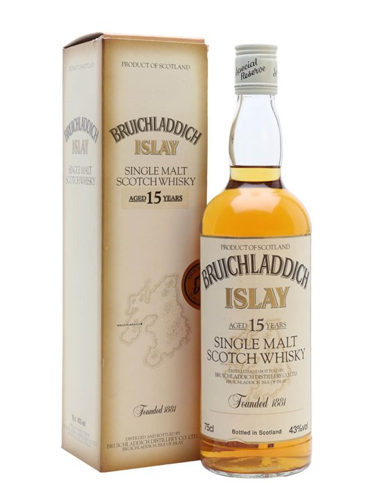 Bruichladdich 15 Year Old / Bot.1980s Islay Single Malt Scotch Whisky