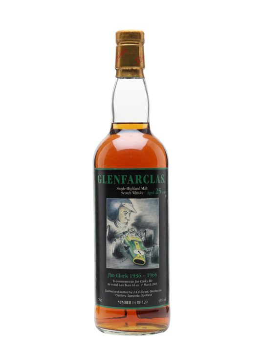 Glenfarclas 25 Year Old / Jim Clark Speyside Single Malt Scotch Whisky