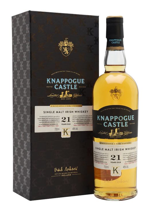 Knappogue Castle 21 Year Old Irish Single Malt Whiskey