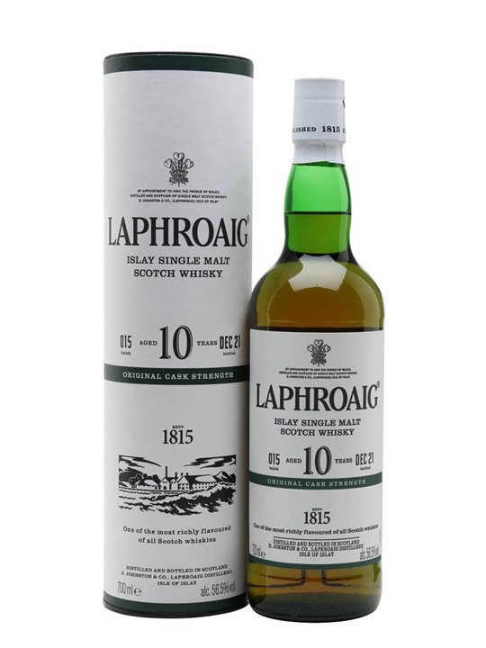 Laphroaig 10 Year Old / Cask Strength / Batch 015 Islay Whisky
