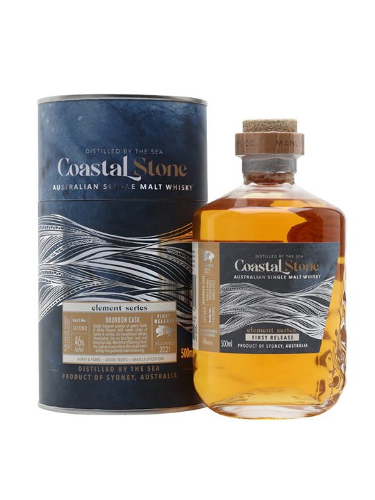Manly Spirits Coastal Stone Bourbon Cask / Element Series 1st Release Australian Whisky
