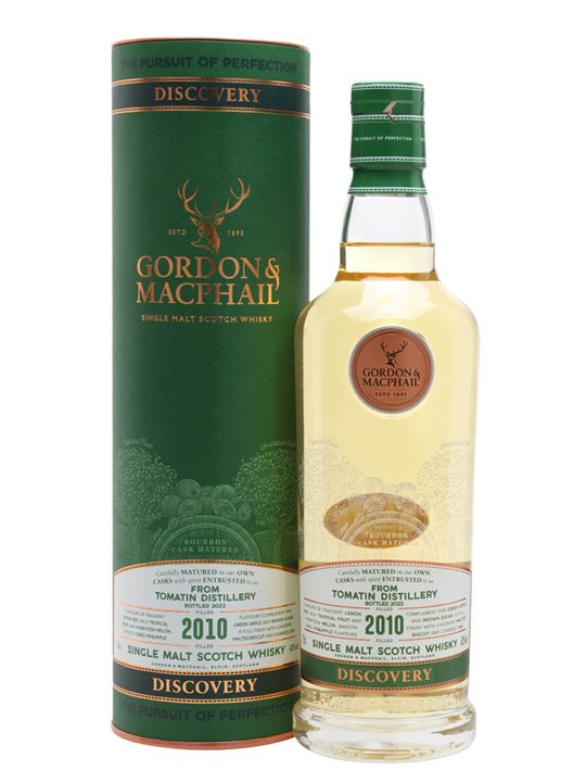 Tomatin Discovery 2010 / Gordon & MacPhail Highland Whisky