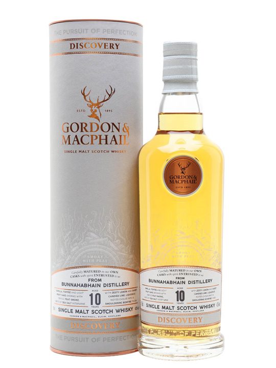 Bunnahabhain 10 Year Old / G&M Discovery Range Islay Whisky