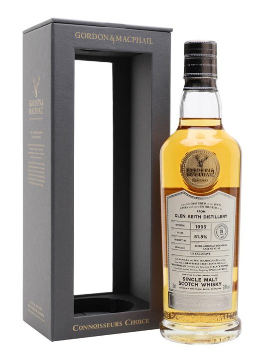 Glen Keith 1993 / 28 Year Old / Connoisseurs Choice Speyside Whisky