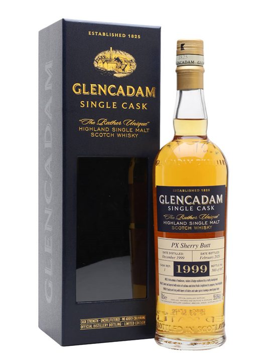 Glencadam 1999 / 20 Year Old / PX Sherry Cask Highland Whisky