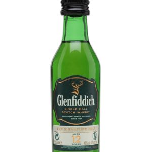 Glenfiddich 12 Year Old Miniature Speyside Single Malt Scotch Whisky