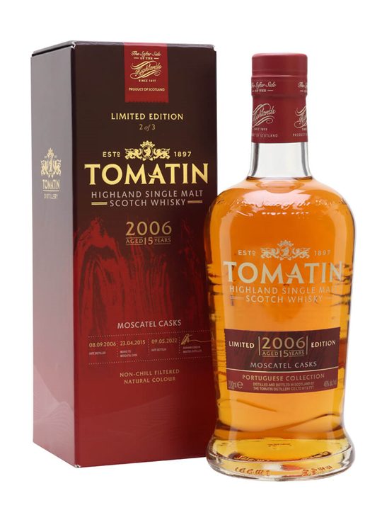 Tomatin 2006 / 15 Year Old / Moscatel Casks / Portuguese Collection Highland Whisky