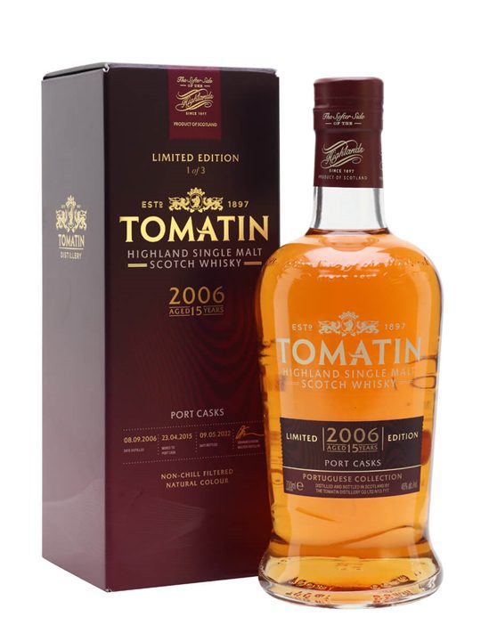 Tomatin 2006 / 15 Year Old / Port Casks / Portuguese Collection Highland Whisky