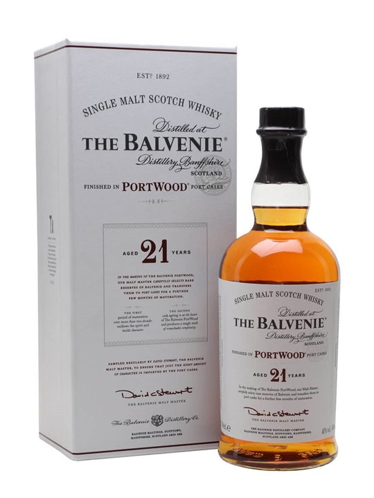 Balvenie 21 Year Old / Port Wood Speyside Single Malt Scotch Whisky