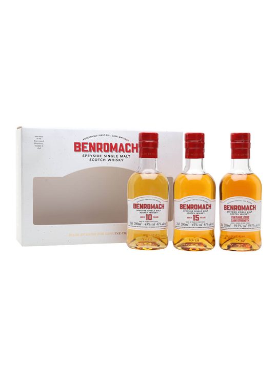 Benromach Gift Set / 3x20cl Speyside Single Malt Scotch Whisky
