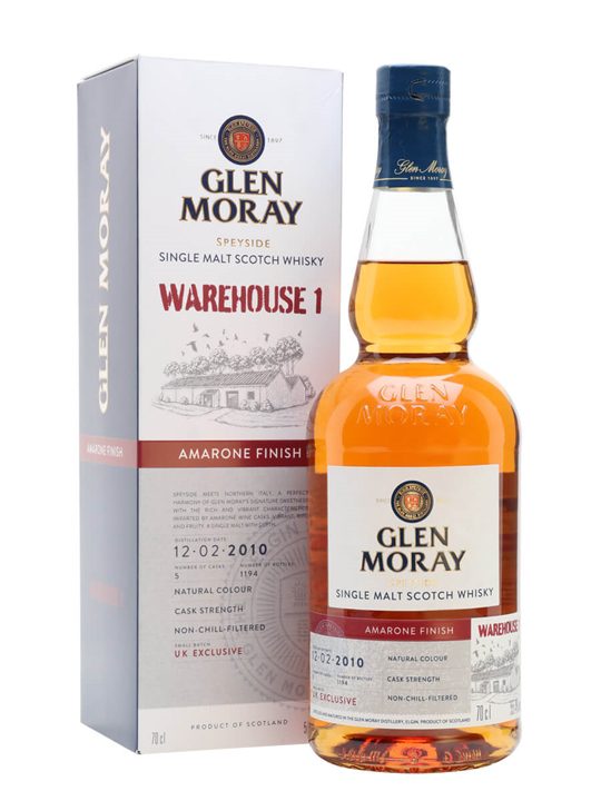 Glen Moray 2010 / Amarone Finish / Warehouse 1 Release Speyside Whisky