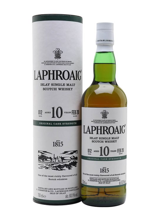 Laphroaig 10 Year Old / Cask Strength / Batch 012 / Bot.2020 Islay Whisky