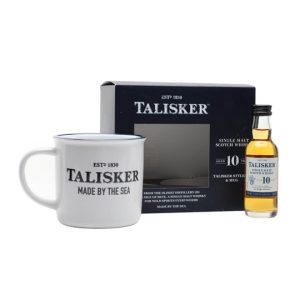 Talisker 10 Year Old Miniature and Mug Set Island Whisky