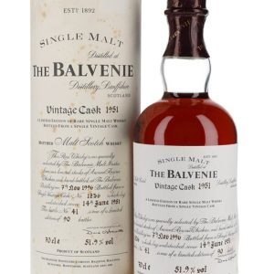 Balvenie 1951 / 45 Year Old / Cask #1236 Speyside Whisky