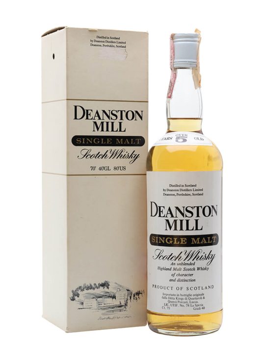 Deanston Mill 5 Year Old / Bot.1980s Highland Whisky