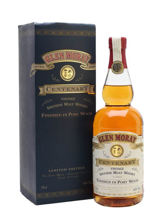 Glen Moray Centenary / Bot.1997 / Port Wood Finish Speyside Whisky