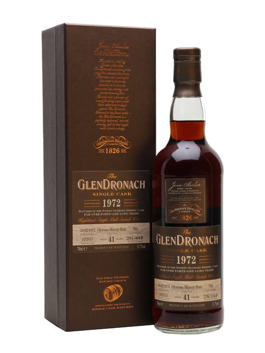 Glendronach 1972 / 41 Year Old / Sherry Oloroso Butt #702 Highland Whisky