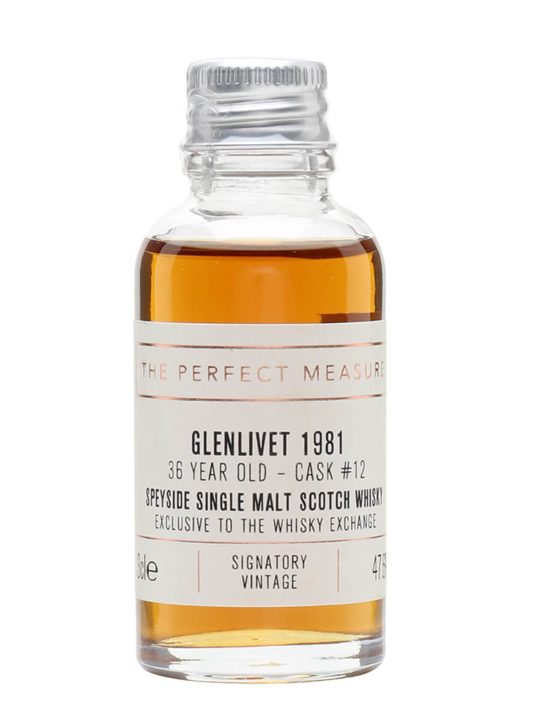 Glenlivet 1981 Sample / 36 Year Old / TWE Exclusive Speyside Whisky
