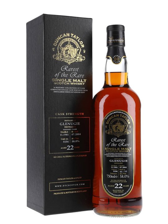 Glenugie 1981 / 22 Year Old / Duncan Taylor / Sherry Cask #5156 Highland Whisky