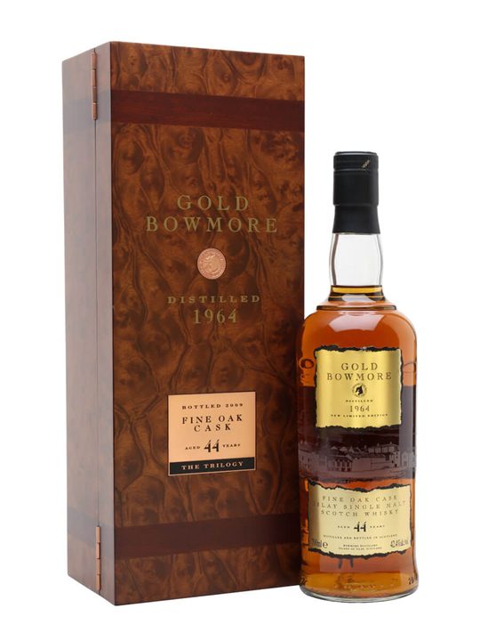 Gold Bowmore 1964 / 44 Year Old / The Trilogy Islay Whisky
