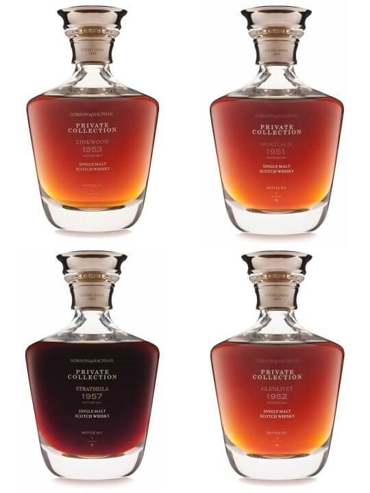 Gordon & MacPhail Private Collection Ultra / 4 Bottle Set Speyside Whisky