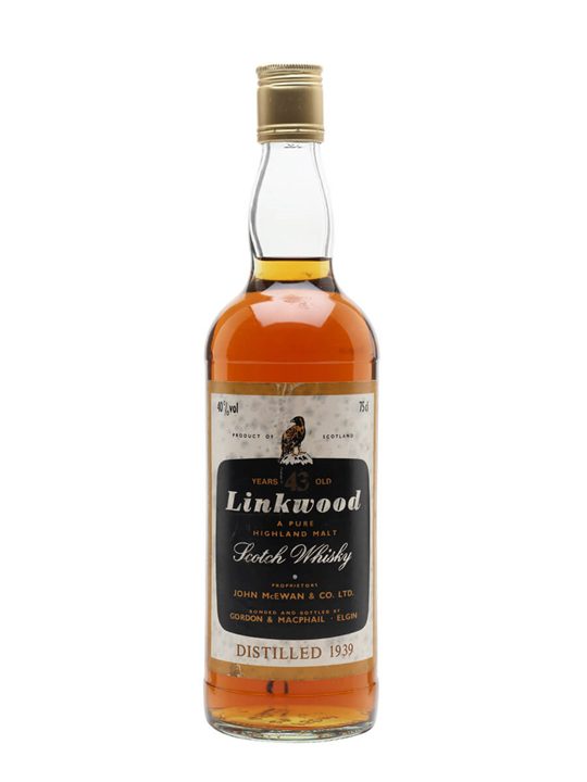 Linkwood 1939 / 43 Year Old / Gordon & Macphail Speyside Whisky