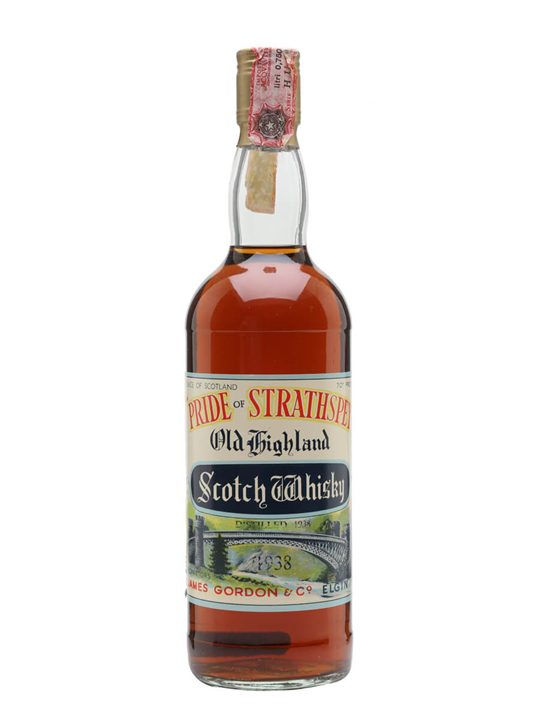 Pride of Strathspey 1938 / Bot.1970s Speyside Whisky