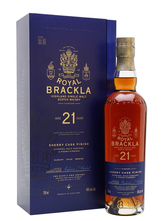 Royal Brackla 21 Year Old / Sherry Finish Highland Whisky