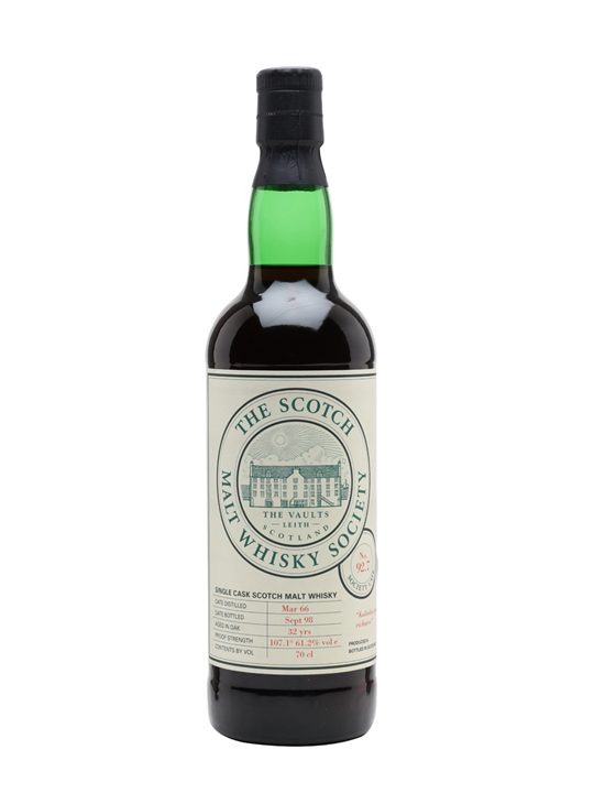 SMWS 92.7 (Lochside) / 1966 / 32 Year Old / Sherry Cask Highland Whisky