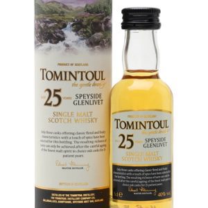 Tomintoul 25 Year Old Miniature Speyside Single Malt Scotch Whisky