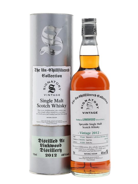 Linkwood 2012 / 10 Year Old / Signatory Speyside Whisky