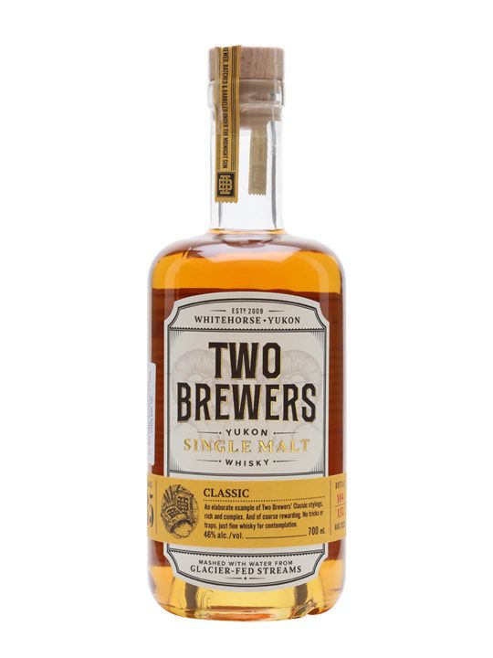 Two Brewers Yukon Classic Single Malt Canadian Single Malt Whisky